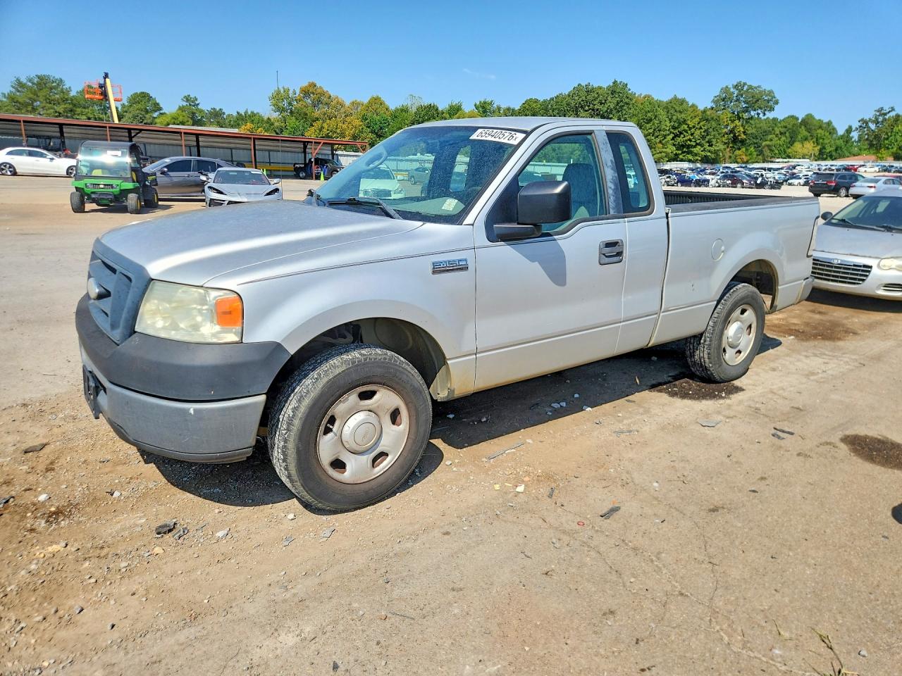 2008 Ford F150 Silver vin: 1FTRF12228KE57399
