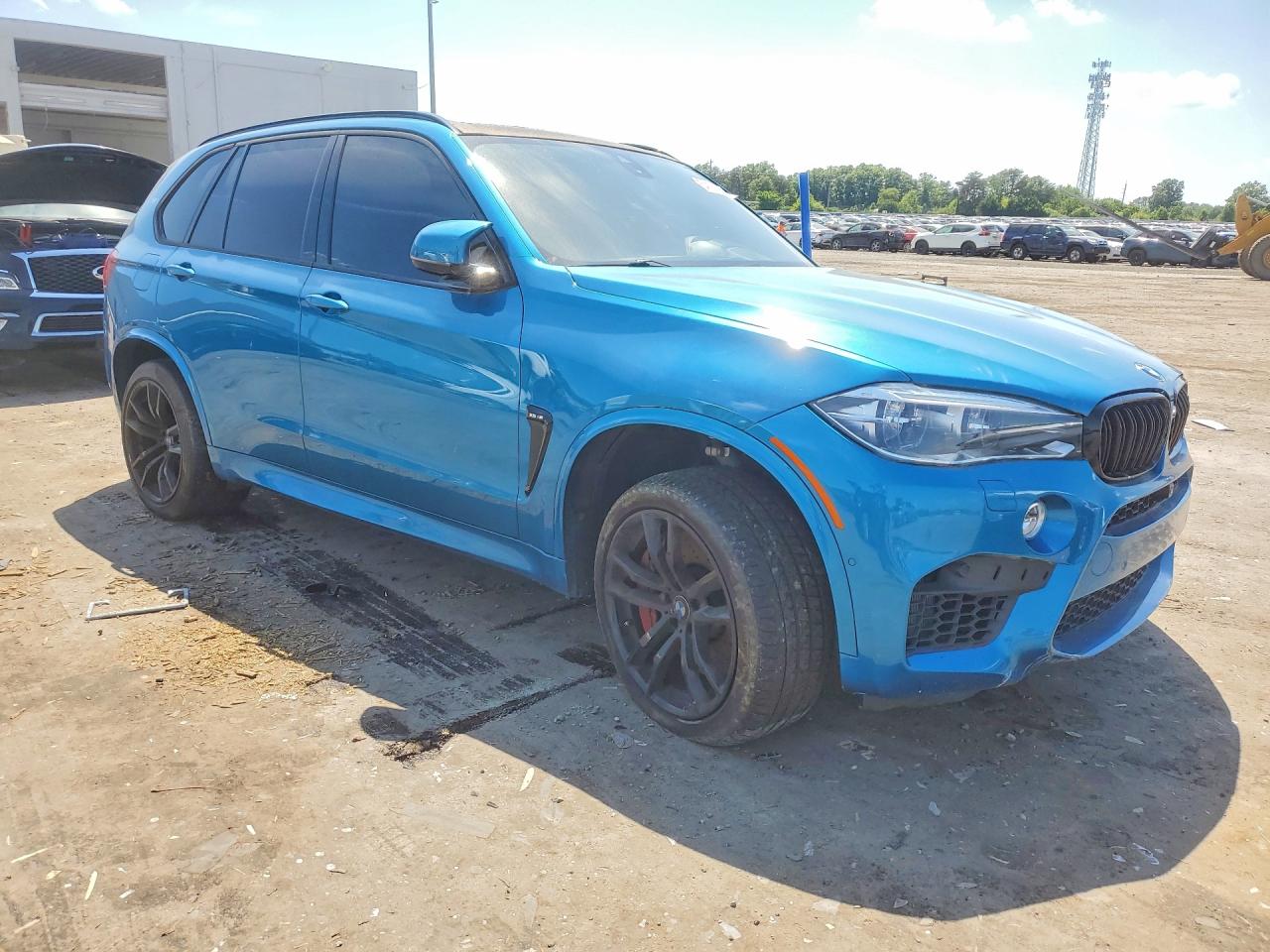 2015 Bmw X5 M Blue vin: 5YMKT6C56F0C89401
