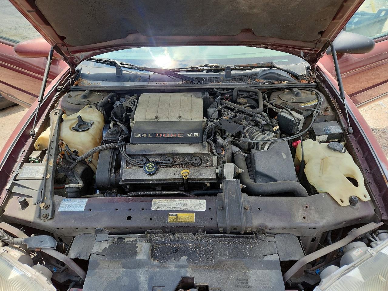 1996 Chevrolet Monte Carlo Z34 Burgundy vin: 2G1WX12X4T9256831