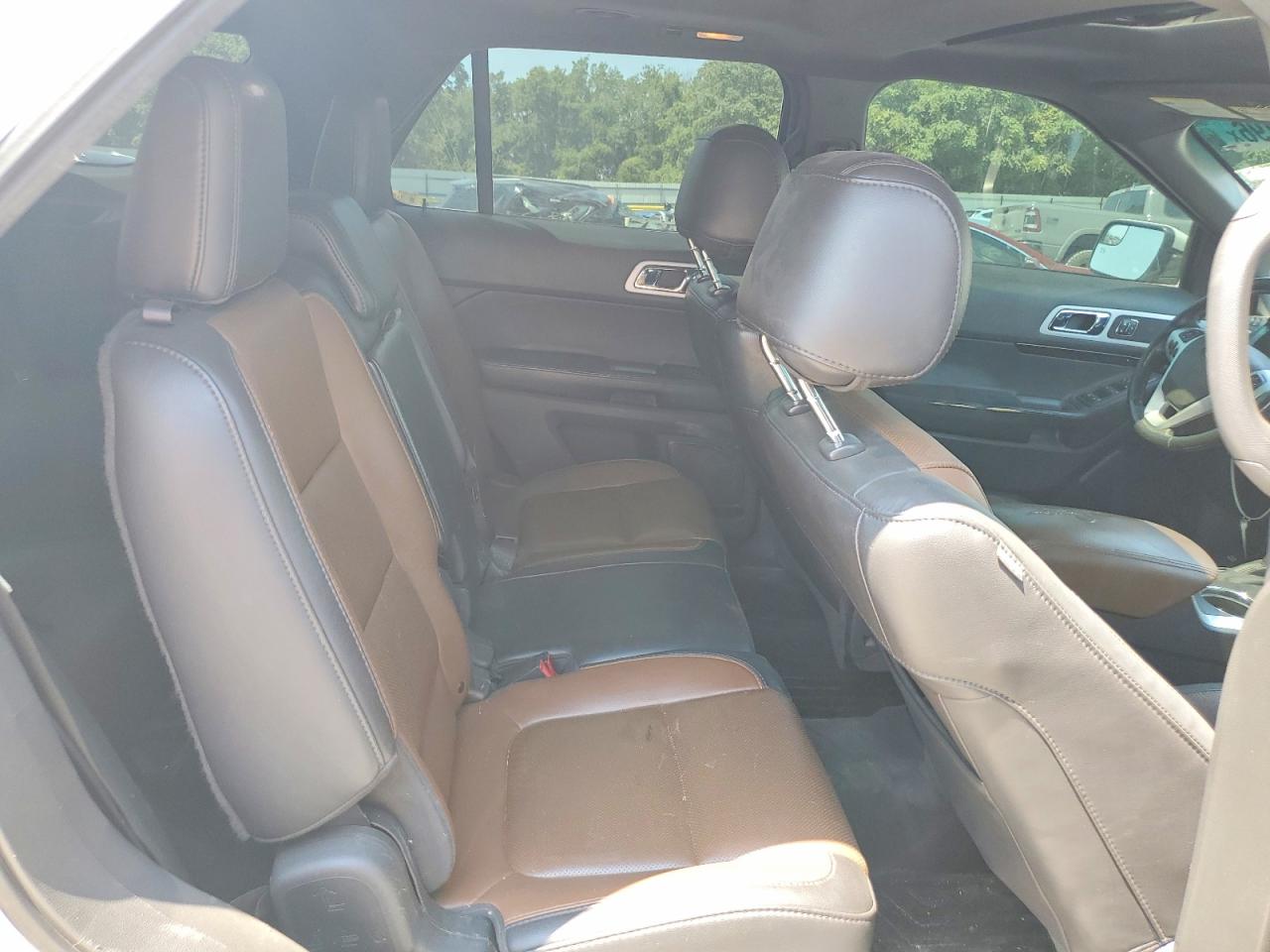 2013 Ford Explorer Limited White vin: 1FM5K7F86DGB19895