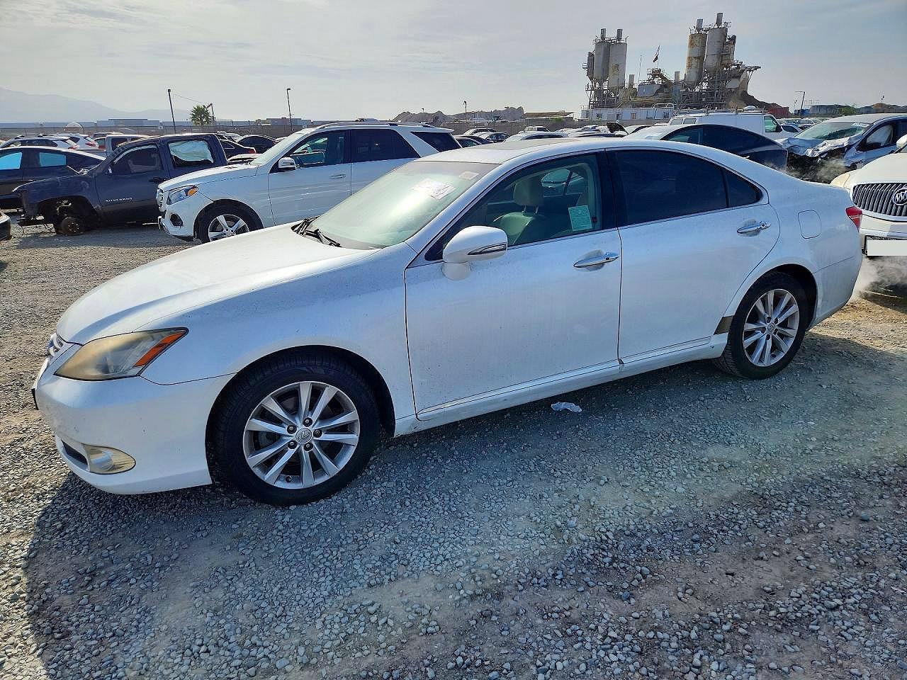 2011 Lexus Es 350 White vin: JTHBK1EG4B2421014