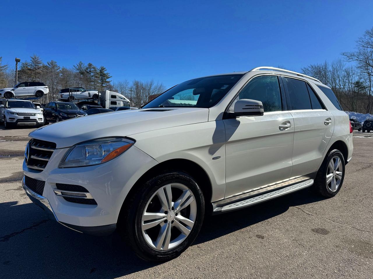2012 Mercedes-benz Ml 350 4matic White vin: 4JGDA5HB4CA053991