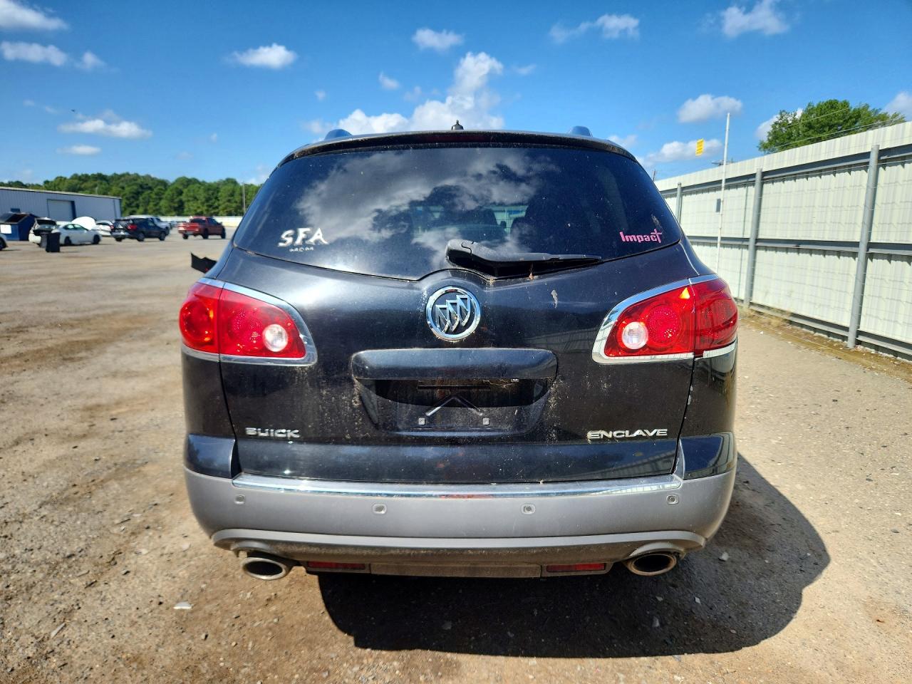 2012 Buick Enclave Black vin: 5GAKRCED4CJ342532