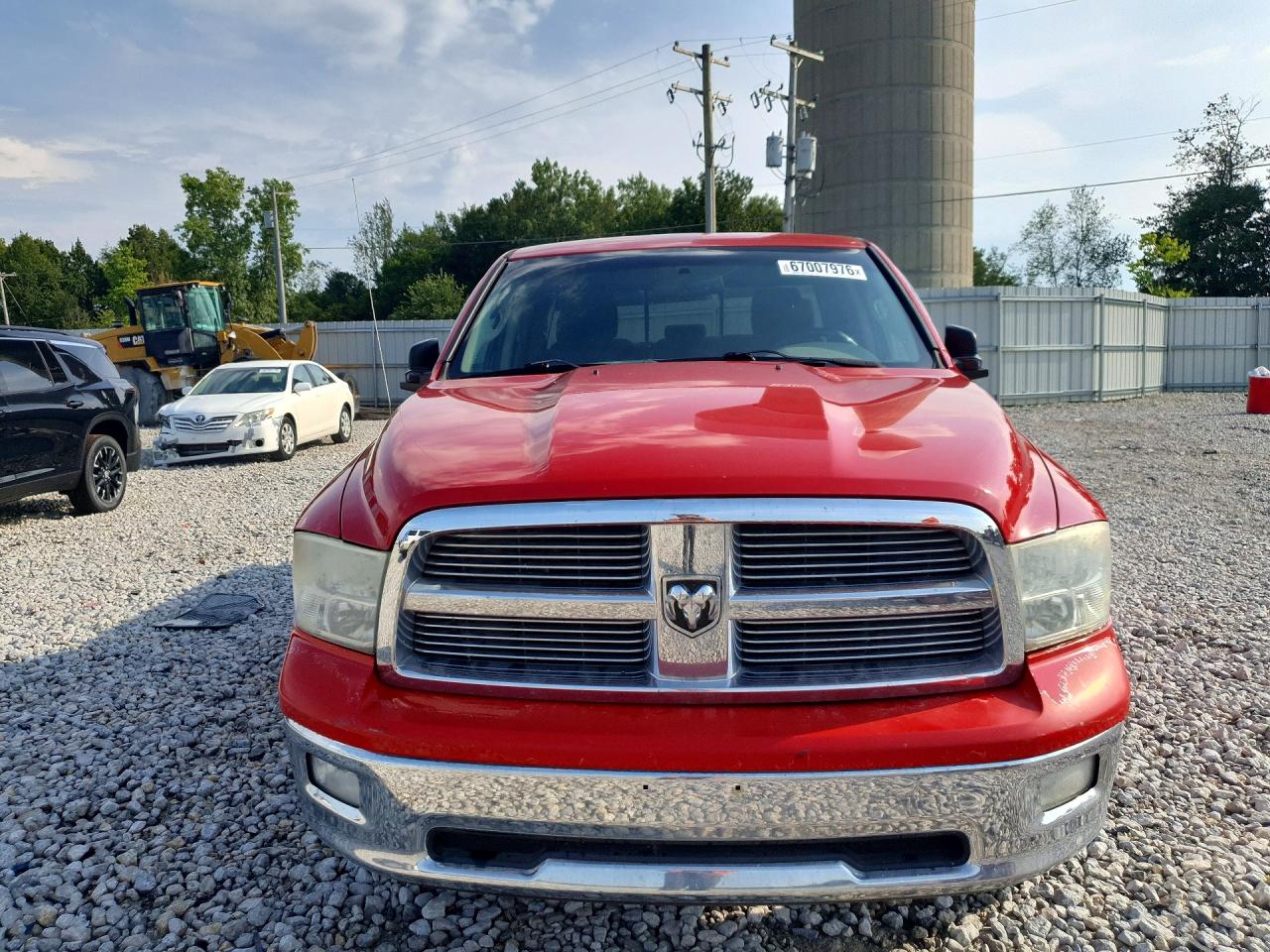 2011 Dodge Ram 1500 Red vin: 1D7RV1GT4BS643124