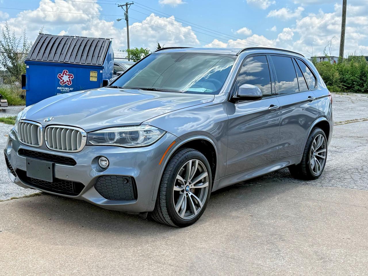 2015 Bmw X5 Xdrive50i Gray vin: 5UXKR6C55F0J73870