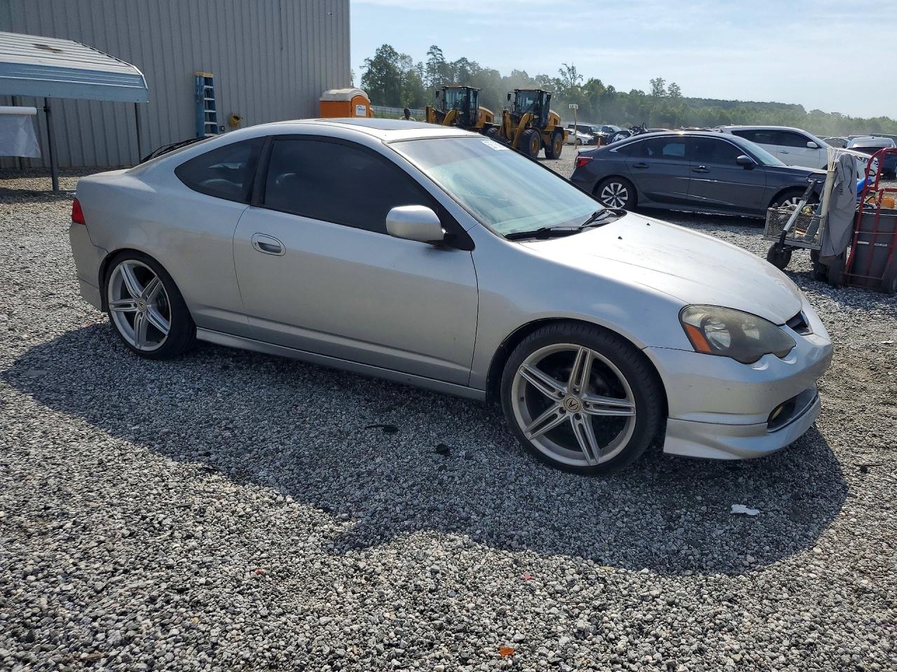 2004 Acura Rsx Silver vin: JH4DC54804S019162