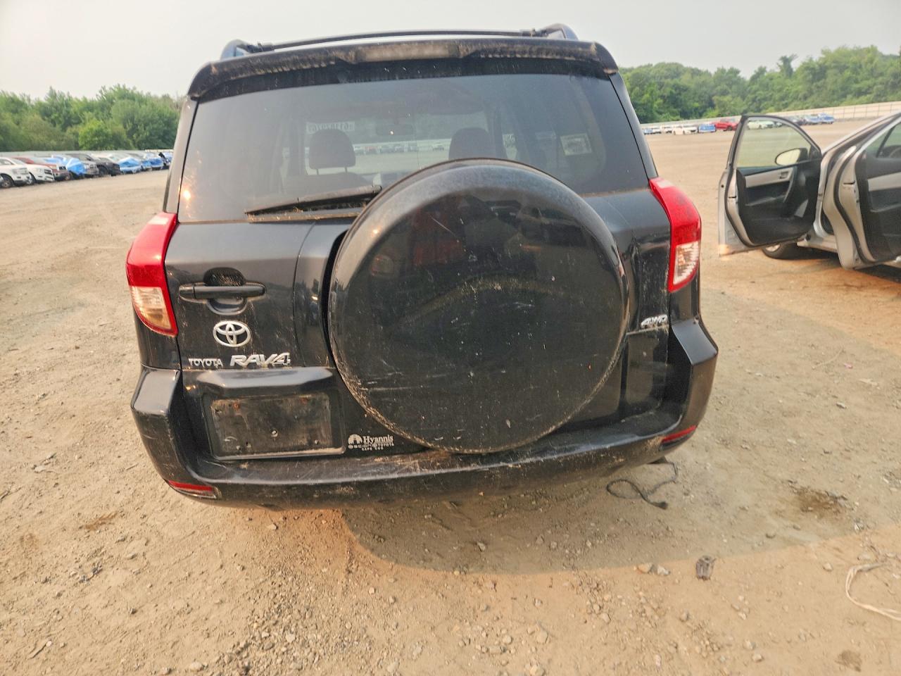 2008 Toyota Rav4 Base Black vin: JTMBD33V586072603