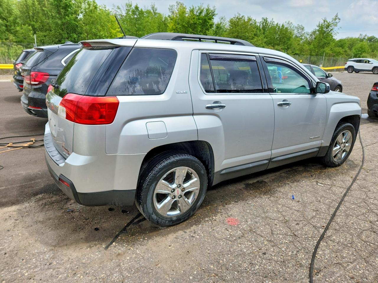 2015 Gmc Terrain Sle Silver vin: 2GKFLWEK6F6117844