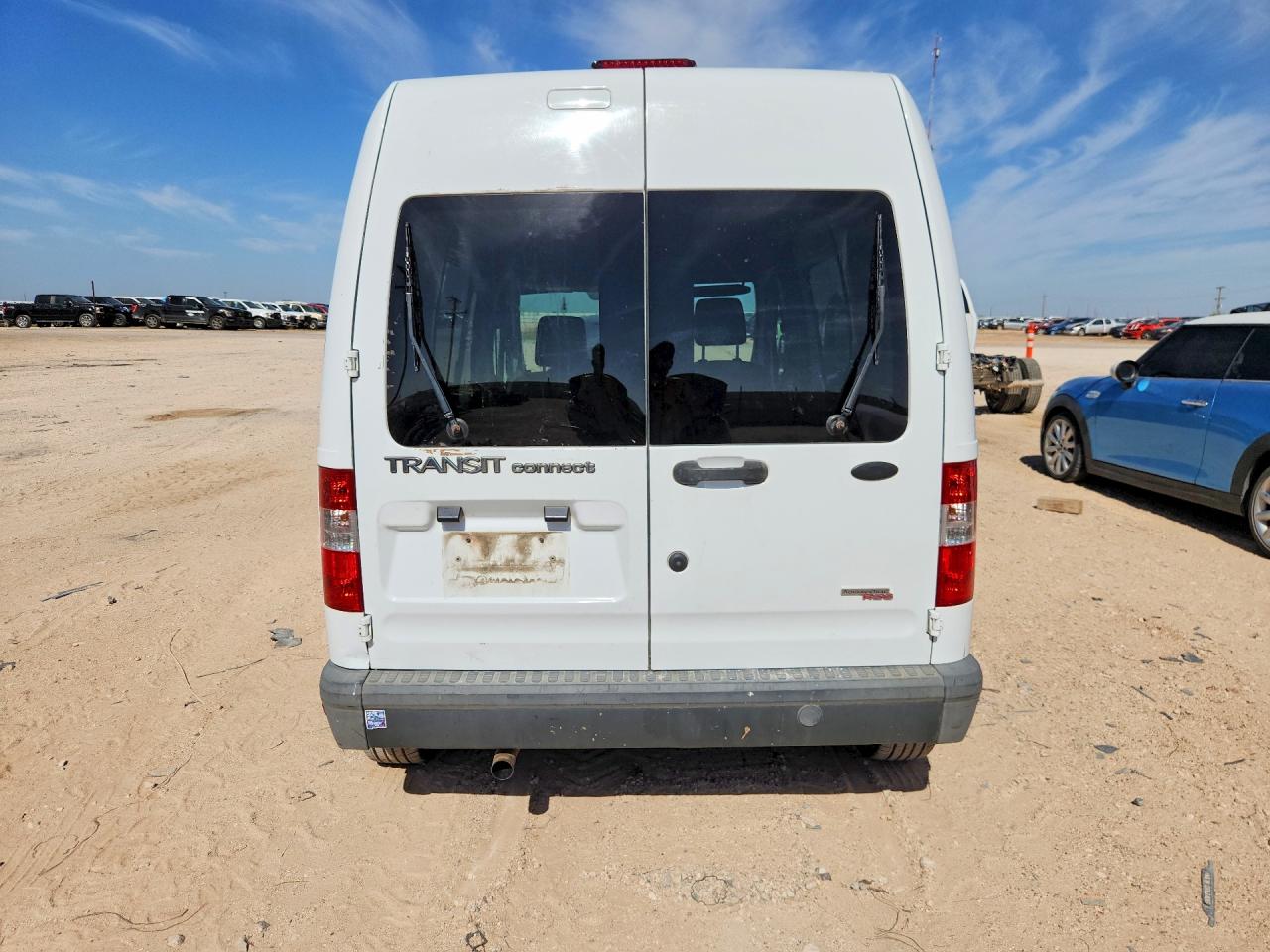 2012 Ford Transit Connect Xl White vin: NM0LS6AN5CT122891