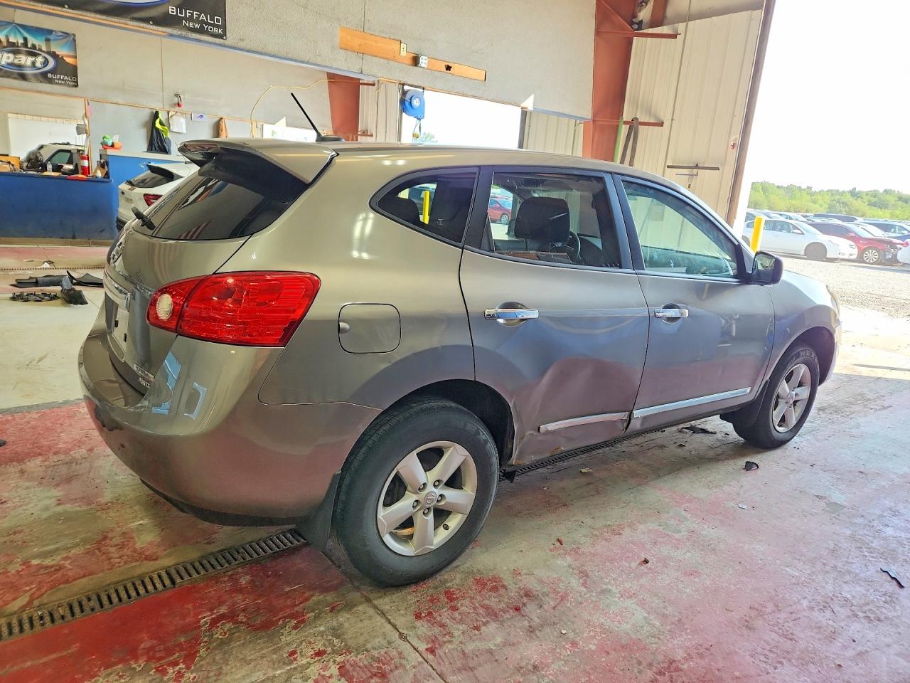 2013 Nissan Rogue S Gray vin: JN8AS5MV6DW652355