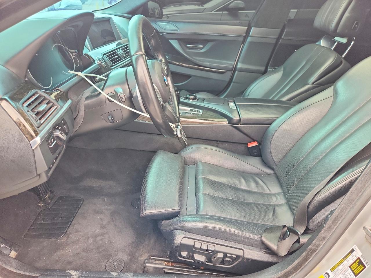 2015 Bmw 640 Xi Gran Coupe Silver vin: WBA6B8C51FD453908