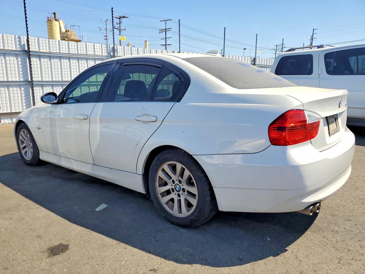 2006 Bmw 325 I White vin: WBAVB13526KX33514