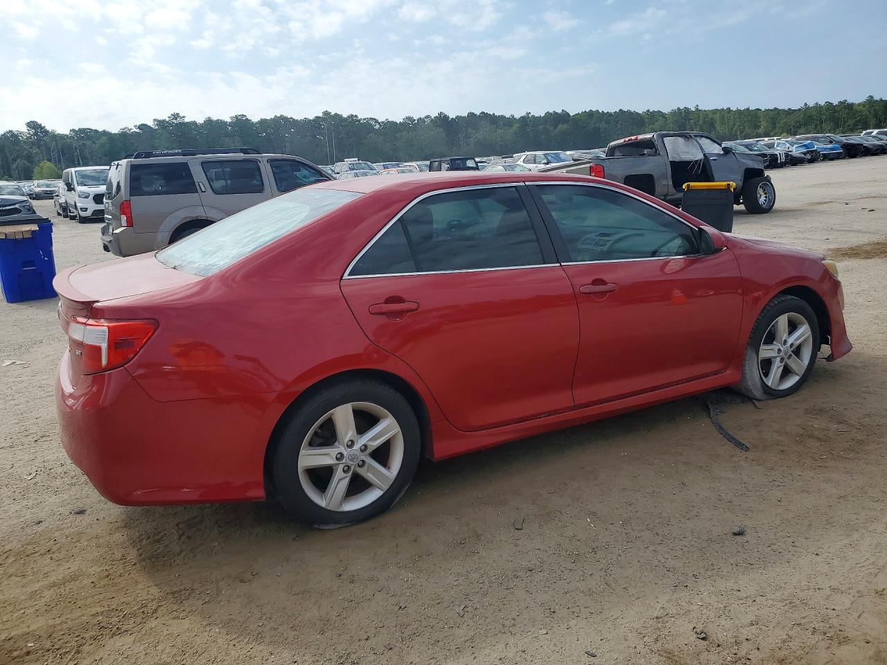 2012 Toyota Camry Se Red vin: 4T1BF1FK9CU569685