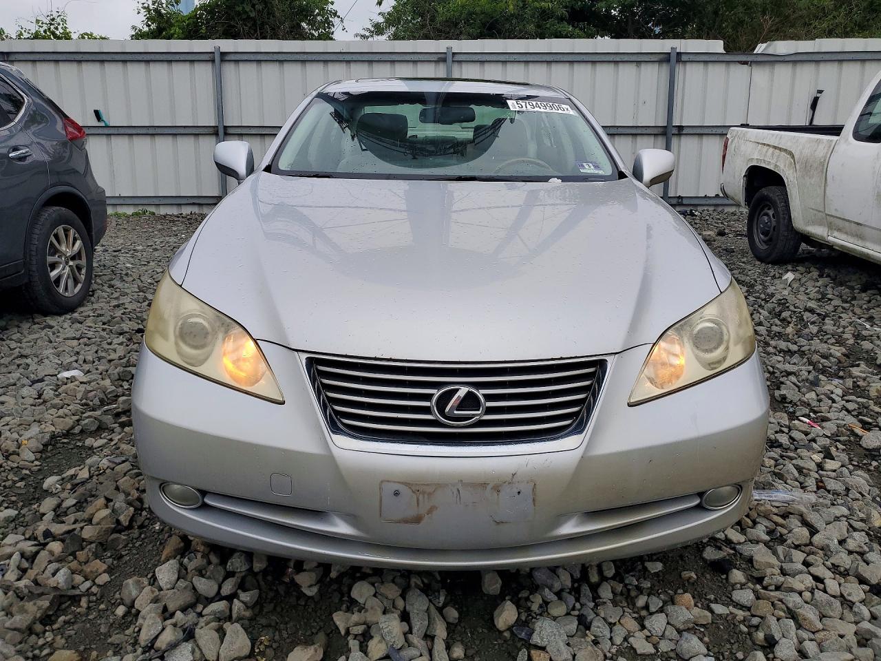 2007 Lexus Es 350 Silver vin: JTHBJ46G072090538