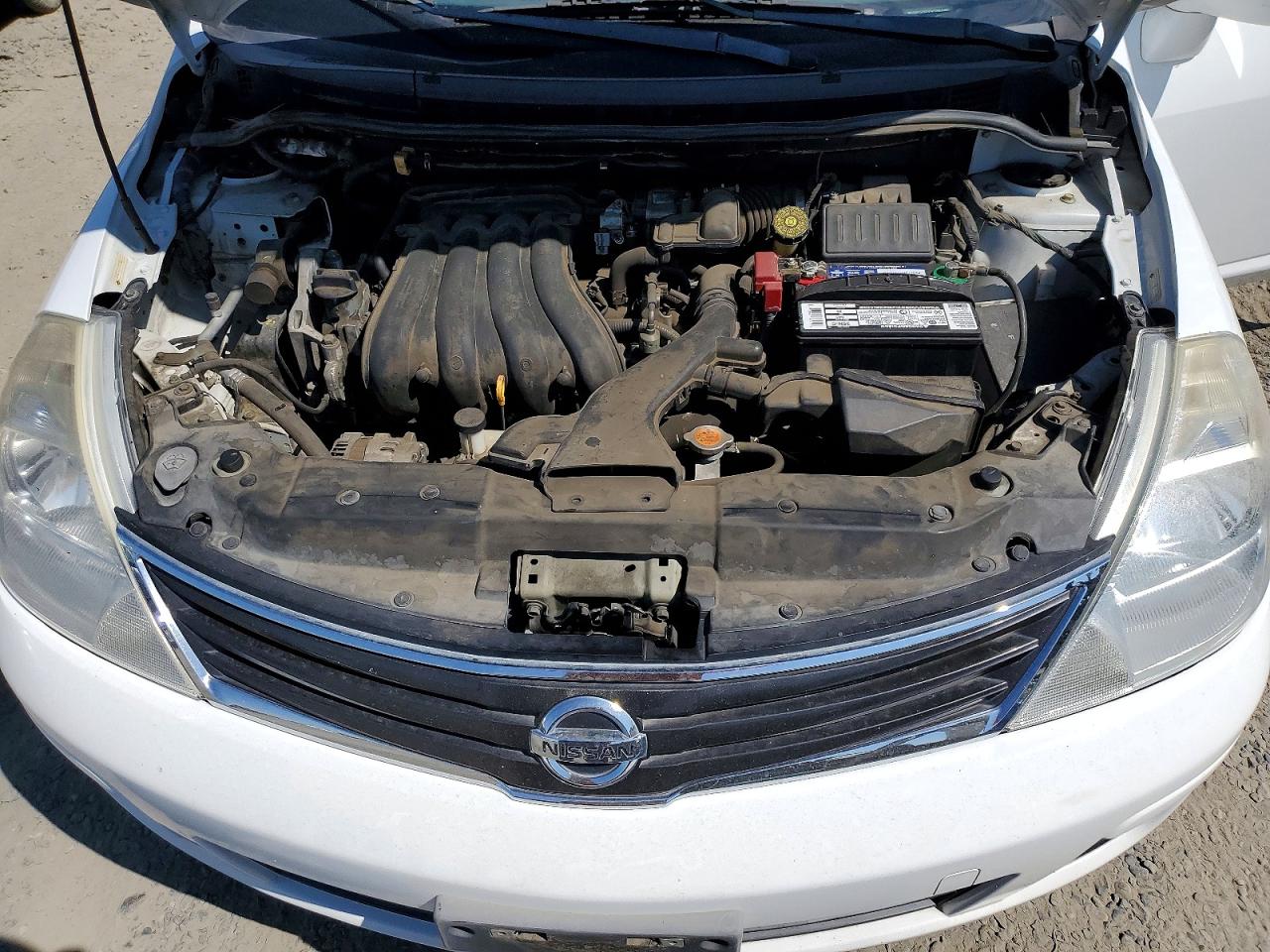 2012 Nissan Versa 1.8 S White vin: 3N1BC1CP2CK239449
