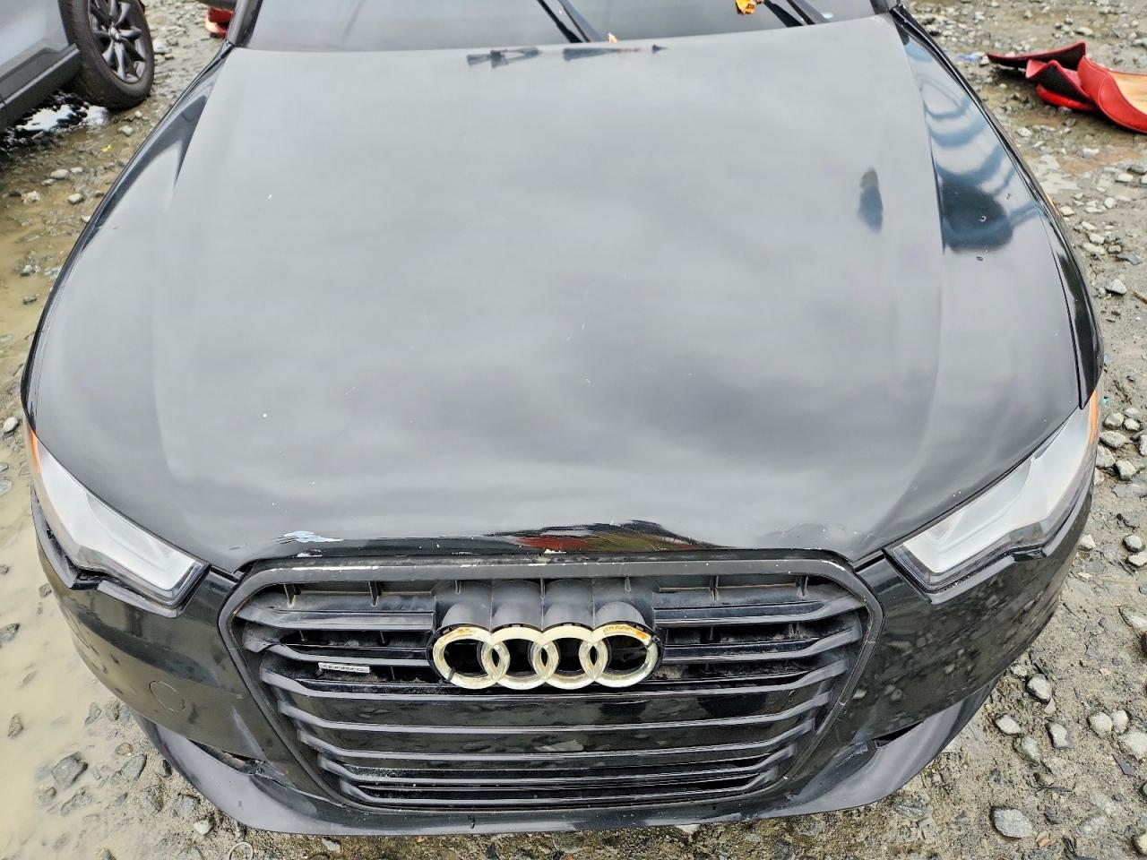 2012 Audi A6 Black vin: WAUBGAFC3CN023899