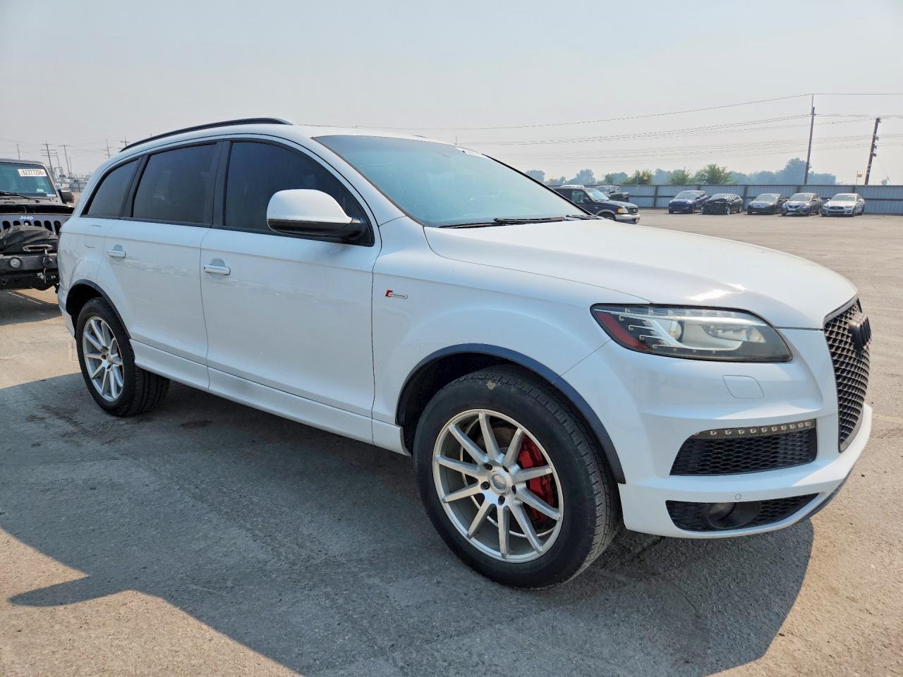2013 Audi Q7 Prestige White vin: WA1DGAFE5DD002129