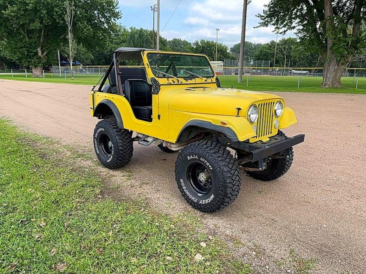 1978 Jeep Cj5 Yellow vin: J8F83AA033481