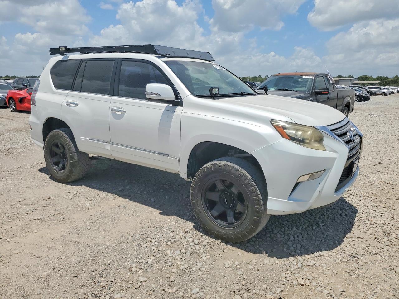 2014 Lexus Gx 460 White vin: JTJBM7FX4E5070537