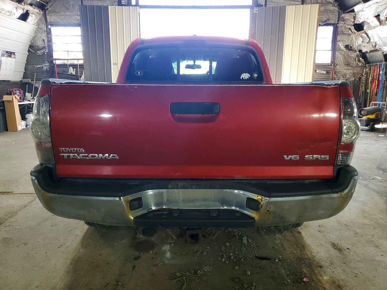 2011 Toyota Tacoma Double Cab Красный vin: 5TFLU4EN2BX003604