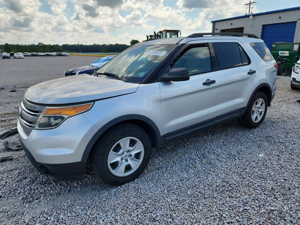 2013 Ford Explorer Silver vin: 1FM5K7B81DGA36445