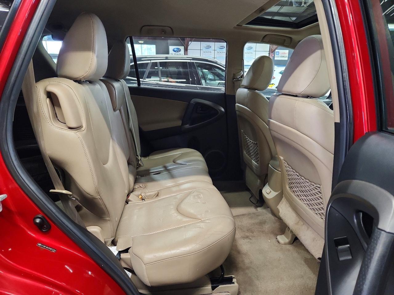 2012 Toyota Rav4 Limited Red vin: 2T3DF4DV2CW257254