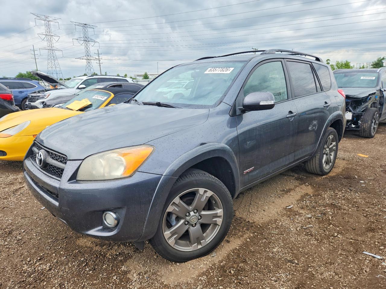2010 Toyota Rav4 Sport Gray vin: JTMRF4DVXA5035300