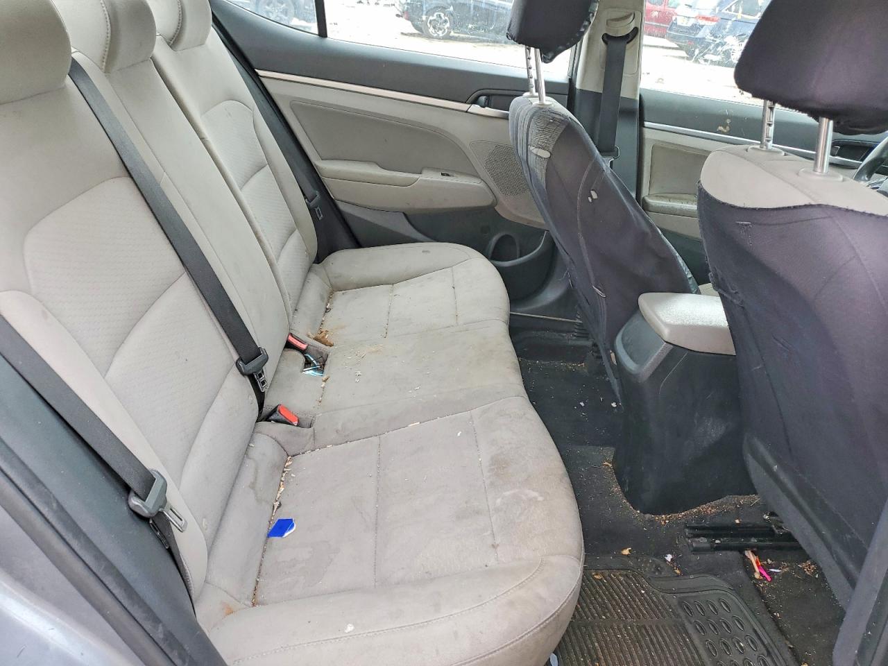 2019 Hyundai Elantra Sel Gray vin: KMHD84LF1KU812903