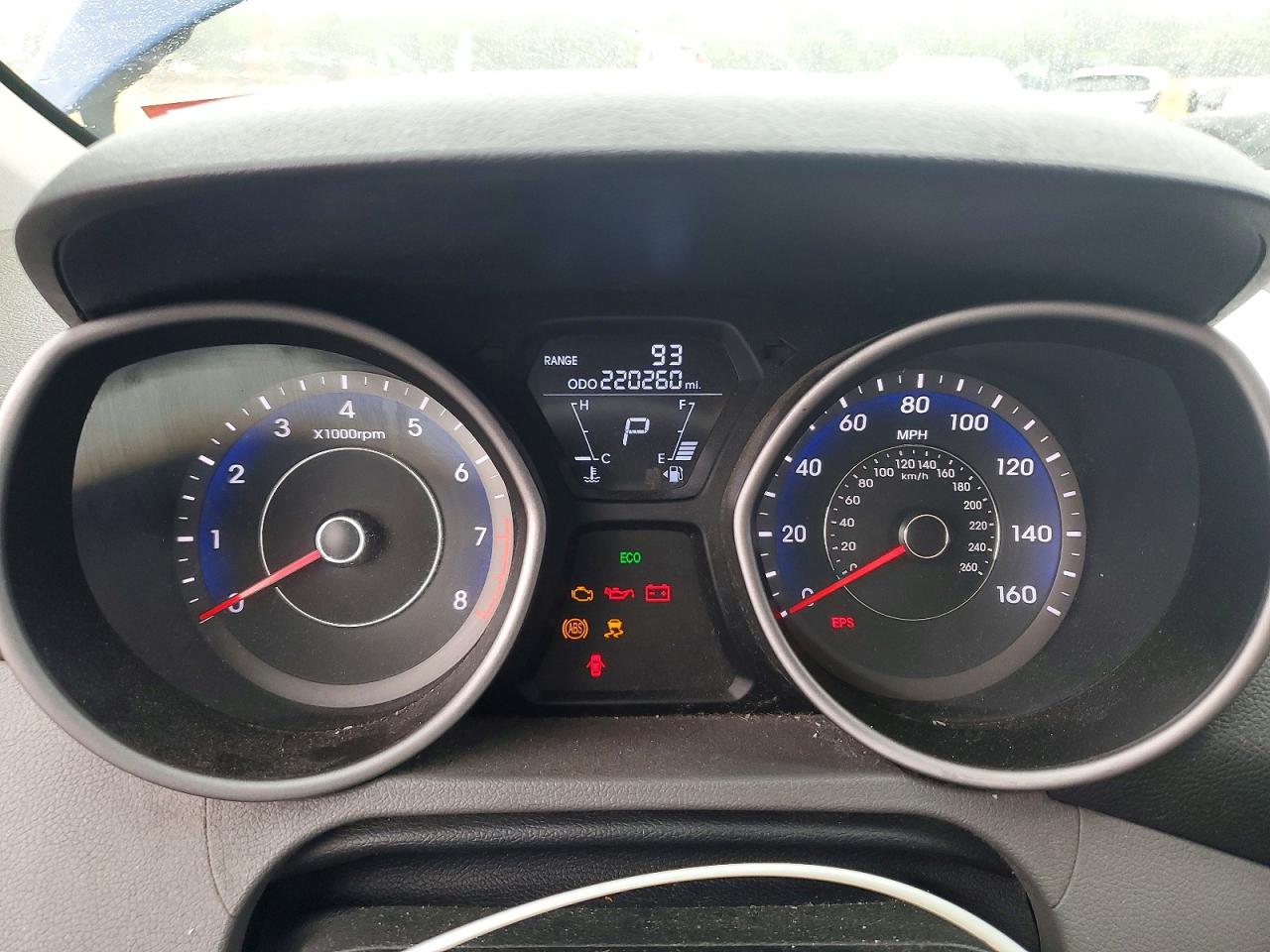 2013 Hyundai Elantra Gls Blue vin: KMHDH4AE2DU868183