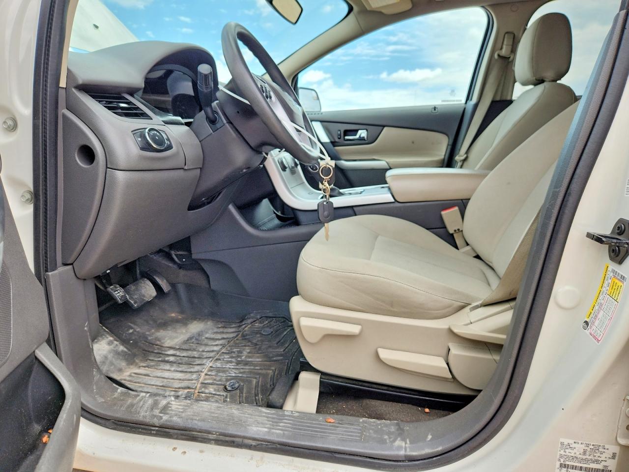 2013 Ford Edge Se White vin: 2FMDK3GC0DBA95432