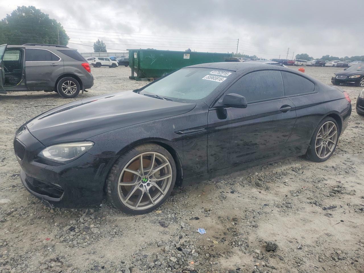 2012 Bmw 650 I Black vin: WBALX3C57CDV77507