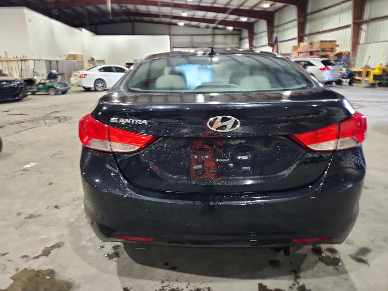 2013 Hyundai Elantra Gls Black vin: 5NPDH4AE6DH427882