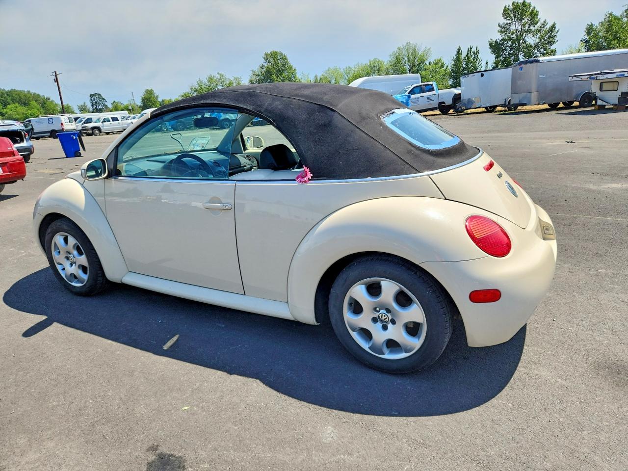 2003 Volkswagen New Beetle Gls Tan vin: 3VWCK21Y73M310121