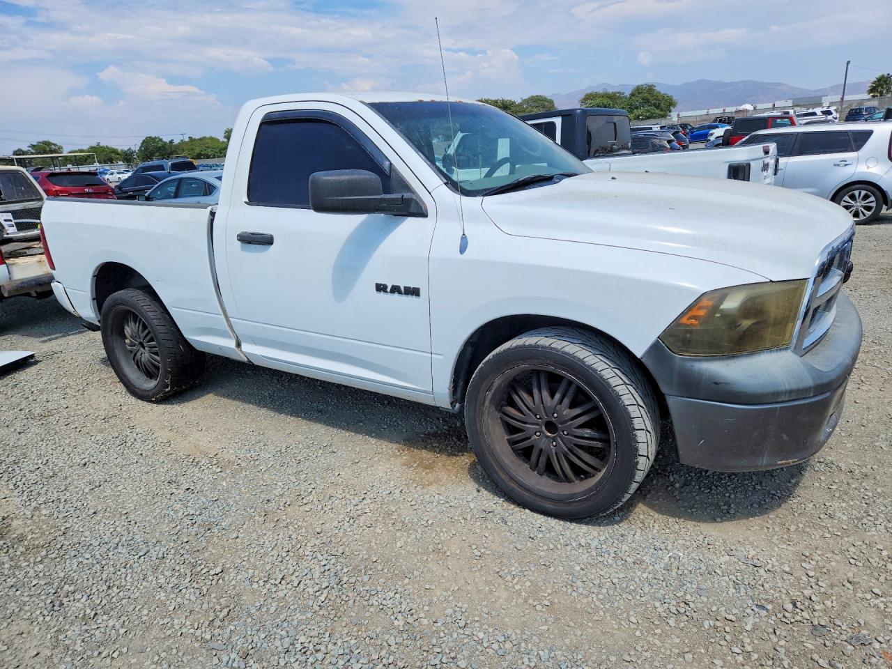 2010 Dodge Ram 1500 White vin: 3D7JB1EK1AG102179