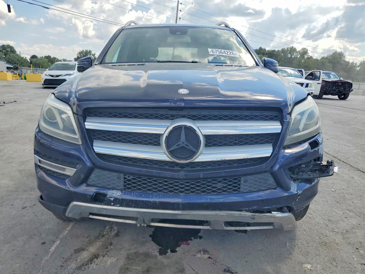 2014 Mercedes-benz Gl 450 4matic Blue vin: 4JGDF7CE6EA273554