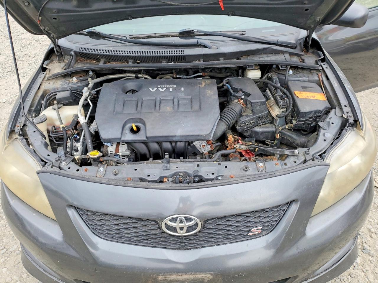2009 Toyota Corolla S Gray vin: 2T1BU40E49C063699
