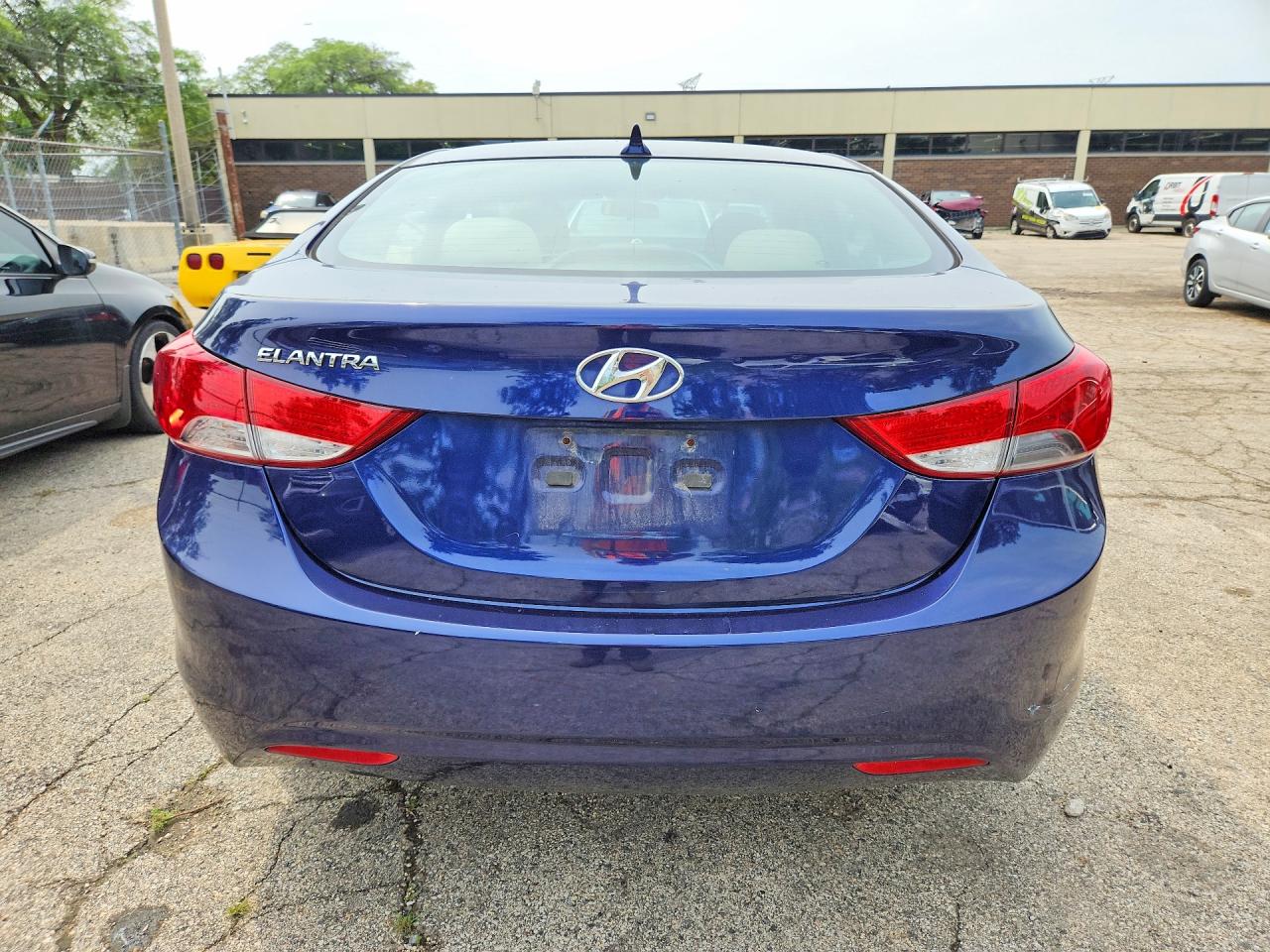 2013 Hyundai Elantra Gls Blue vin: 5NPDH4AE0DH195098