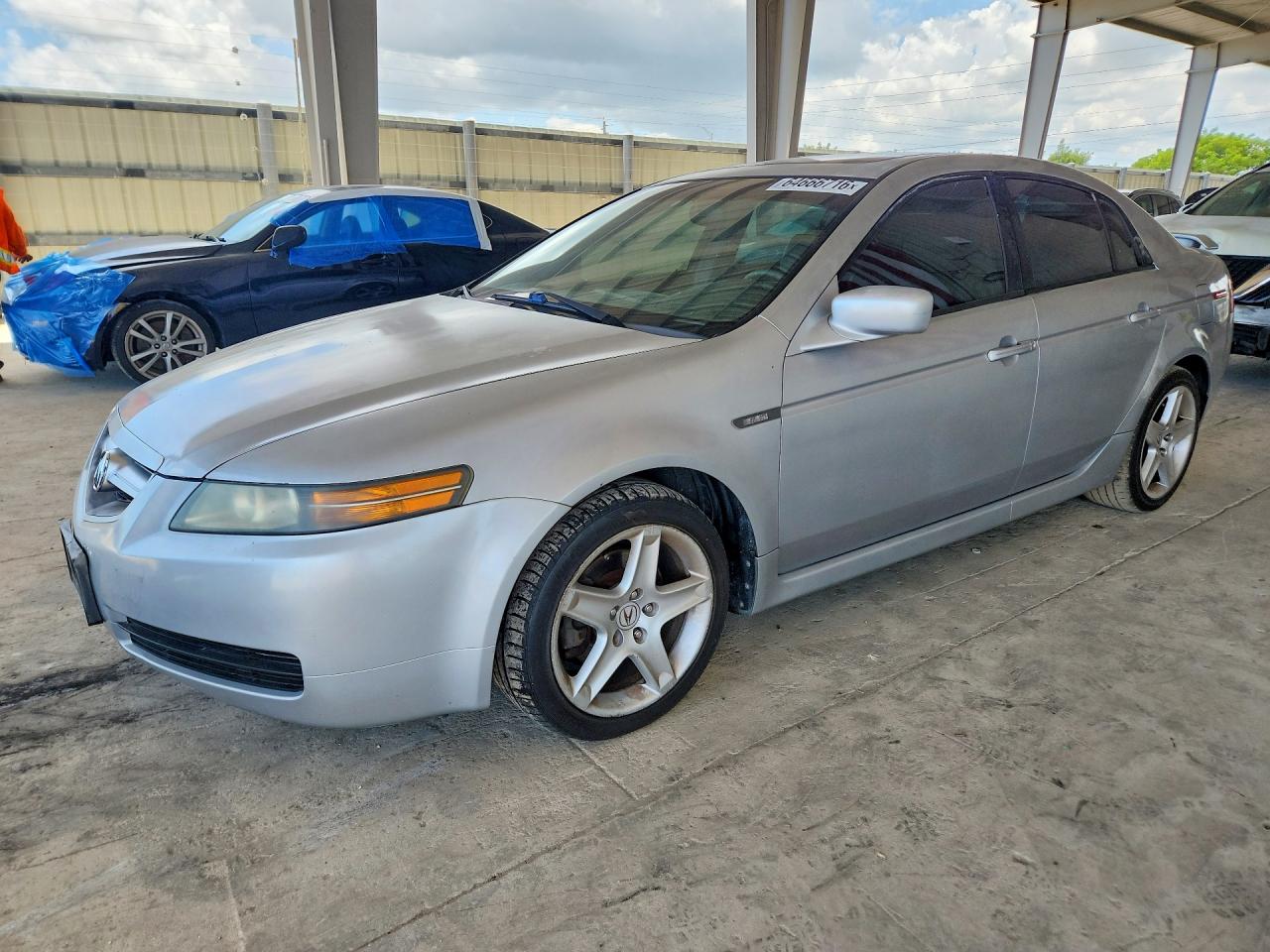 2005 Acura Tl Серебряный vin: 19UUA66285A002348