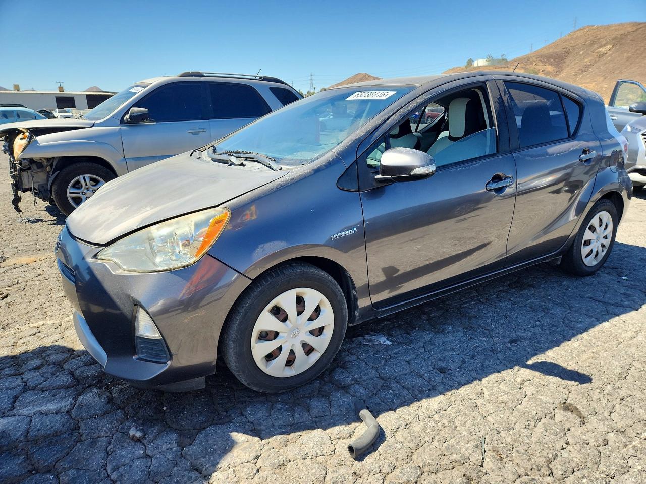 2014 Toyota Prius C One Gray vin: JTDKDTB3XE1560146