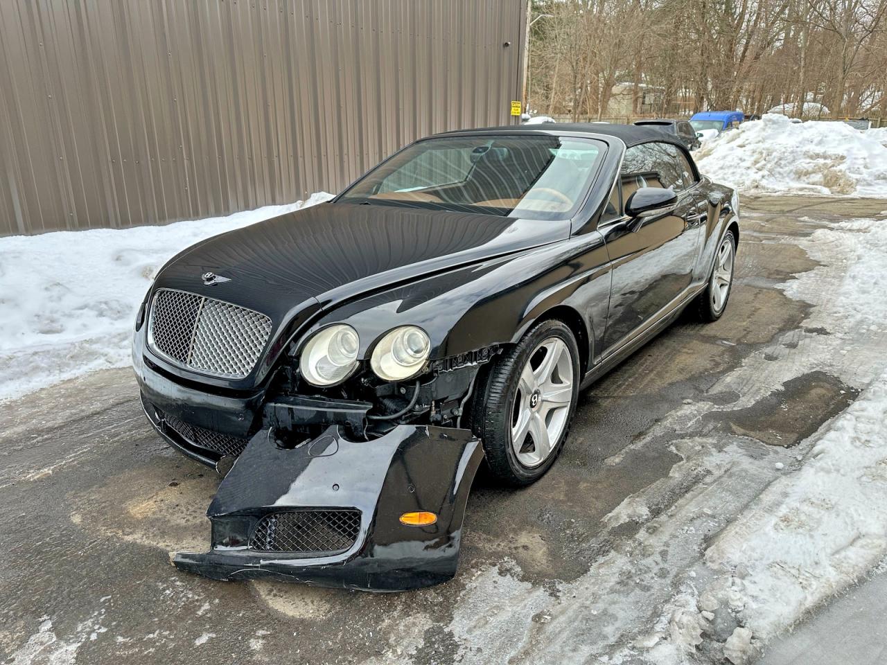 2007 Bentley Continental Gtc Black vin: SCBDR33W77C046266