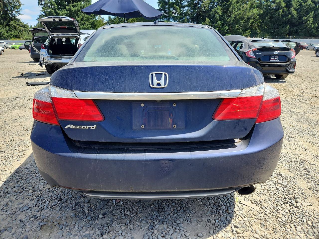 2013 Honda Accord Exl Blue vin: 1HGCR2F89DA156440