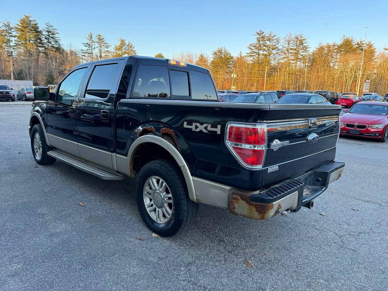 2009 Ford F150 Supercrew Black vin: 1FTPW14V79KA97711