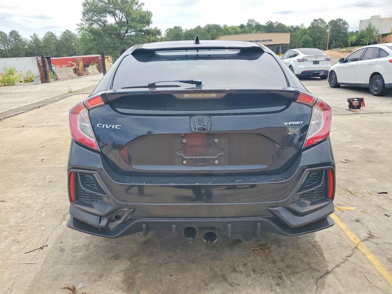 2020 Honda Civic Sport Черный vin: SHHFK7H49LU224781