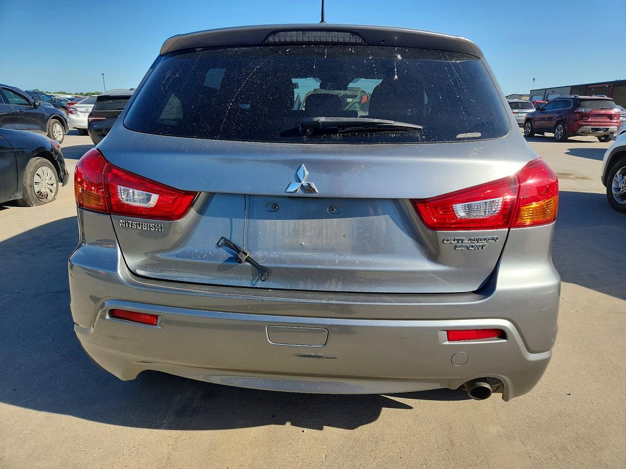 2012 Mitsubishi Outlander Sport Se Silver vin: JA4AR4AU2CZ004872
