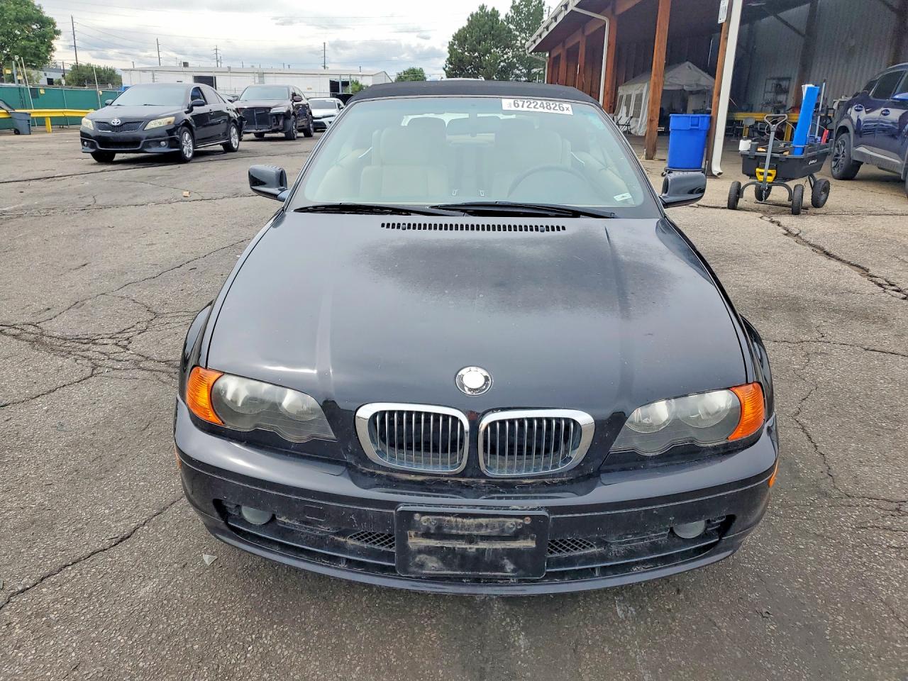 2001 Bmw 325 Ci Black vin: WBABS33421JY41989