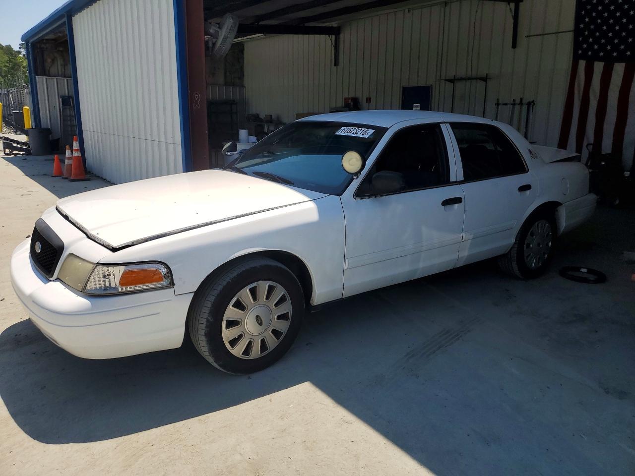 2011 Ford Crown Victoria Police Interceptor White vin: 2FABP7BV4BX166621