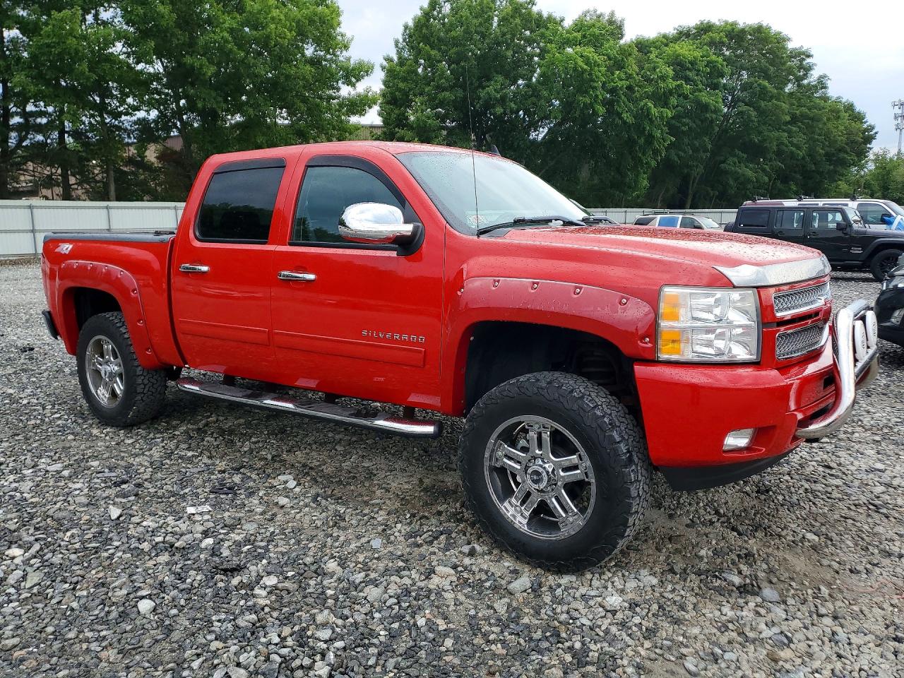 2012 Chevrolet Silverado K1500 Lt Red vin: 3GCPKSE70CG226873