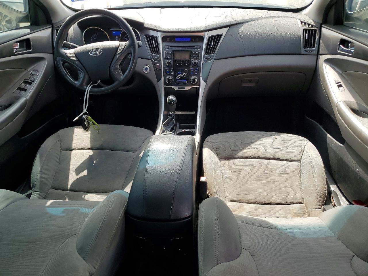 2011 Hyundai Sonata Hybrid Silver vin: KMHEC4A40BA018836