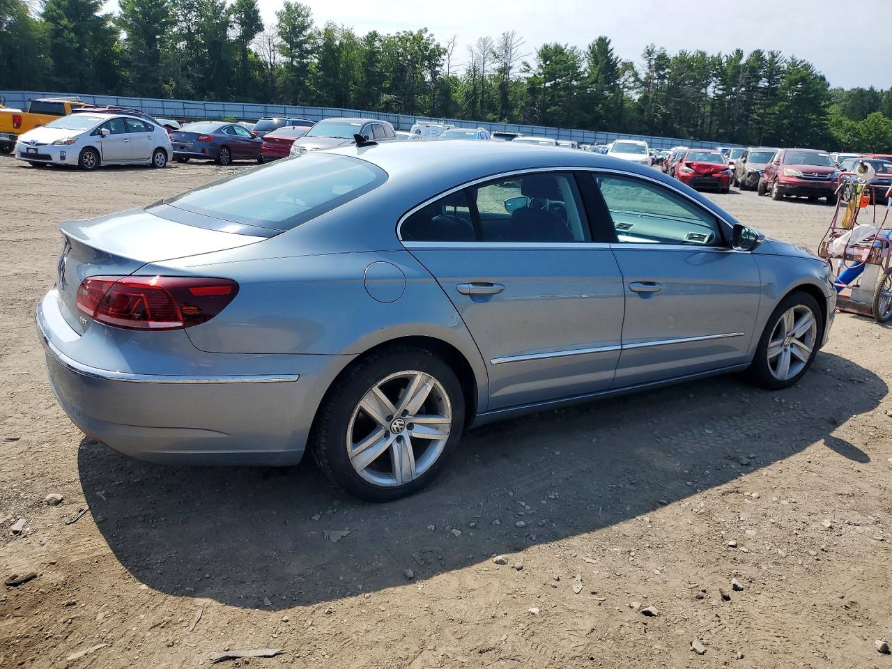 2013 Volkswagen Cc Sport Blue vin: WVWBP7AN1DE510793