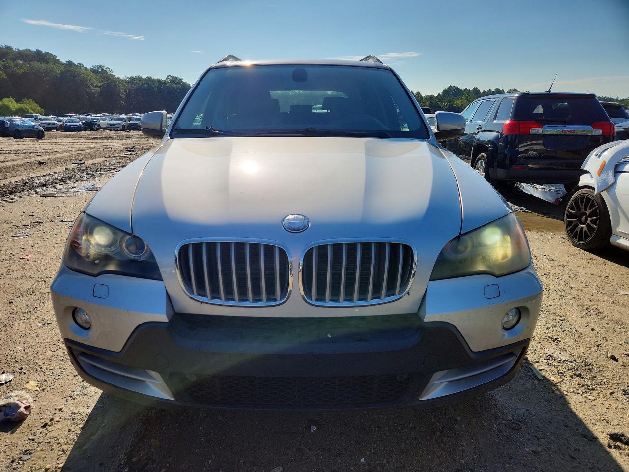 2009 Bmw X5 Xdrive48i Silver vin: 5UXFE83569L310021